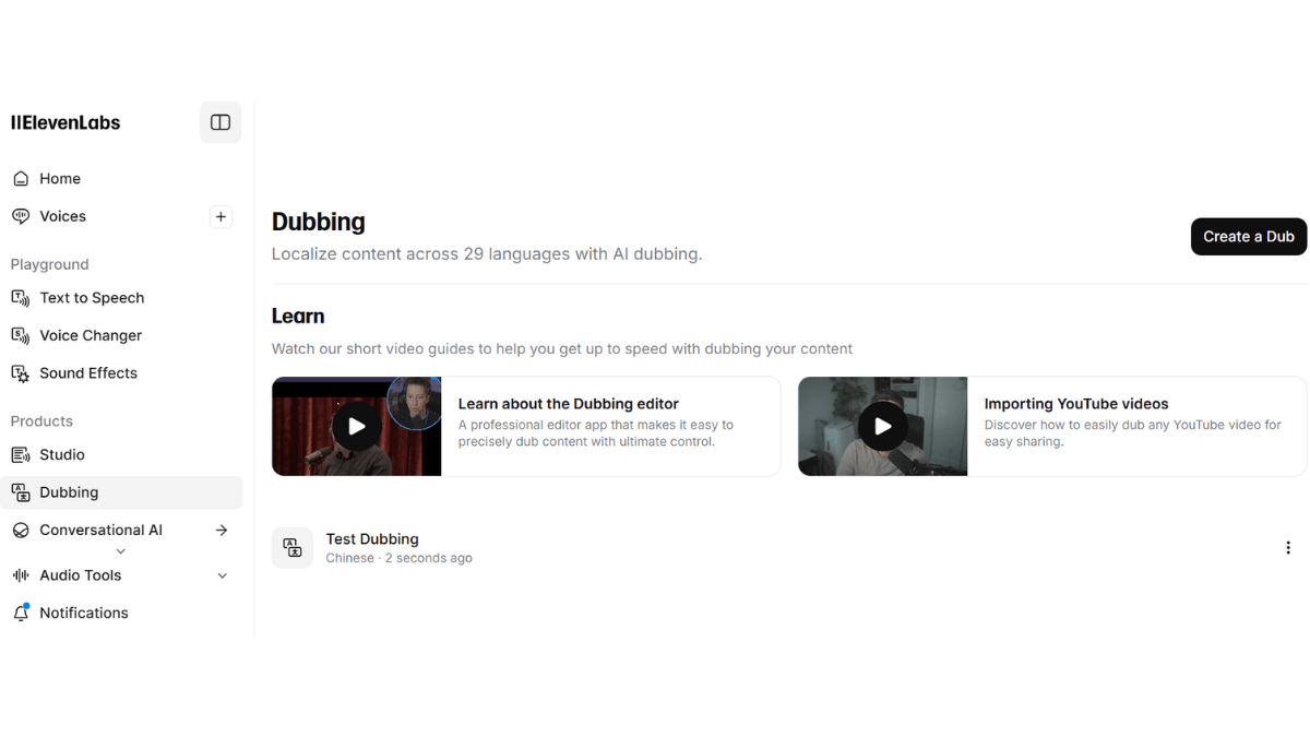 The Art and Evolution of Dubbing: Bridging Languages with Eleven Labs